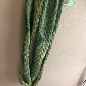 Green Infinity Scarf